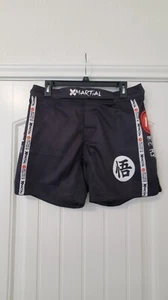 XMARTIAL "KANJI" BLACK HYBRID BJJ/MMA SHORTS - Picture 1 of 3