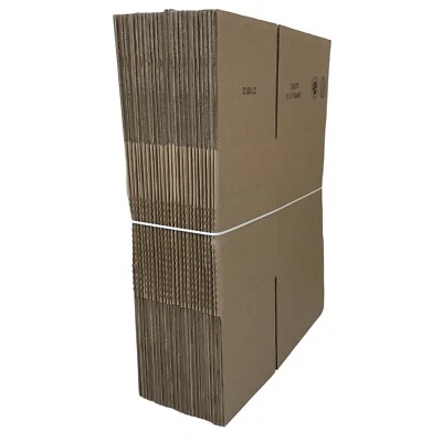 Shipping Boxes Multi Depth 15.25"L x 9.75"W x 12.75"/9.25"/4.00"H - 25 Pack - Image 1 of 4