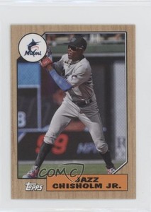 2022 Topps Mini 1987 Topps Baseball Jazz Chisholm Jr #78B-13