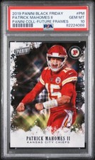 2019 Panini Black Friday Collection Future Frames /99 Patrick Mahomes II PSA 10