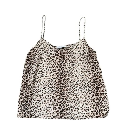 Equipment Femme Womens Silk Leopard Print Tank Top Size Small Petite - Image 1 of 4