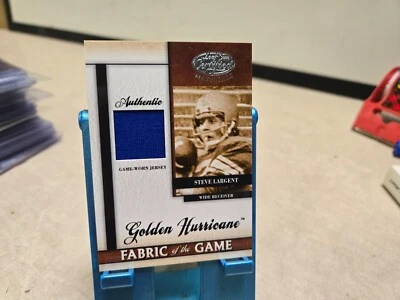 2008 Donruss Playoff Steve Largent Game Used Patch /100 - Image 1 of 2