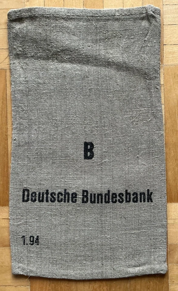 Geldsack Deutsche Bundesbank Original Größe B - Bild 1 von 1
