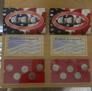 1999 AND 2005 DENVER MINT EDITION STATE QUARTER COLLECTION (2 SETS) - Picture 1 of 4