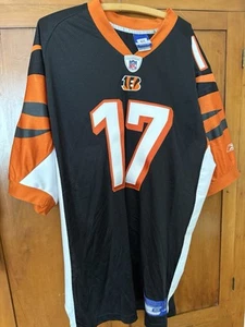 Reebok NFL Team Equipment Cincinnati Bengals Jersey Size 52 Personalized Mint! - Picture 1 of 5