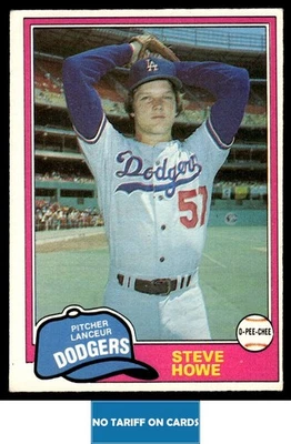 1981 O-Pee-Chee Steve Howe Los Angeles Dodgers #159 - Image 1 of 2