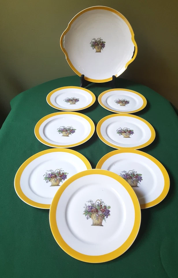 Porcelaine de Limoges Beau Service à dessert  - Ancien - espriantik31 - Photo 1/4