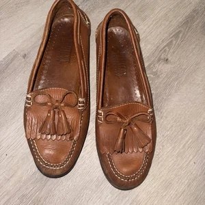 Paragon Kiltie Tassel Loafer Men's Size 7.5D Brown Leather Slip On Dress Shoe - Picture 1 of 8