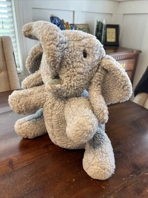 Vintage 1980 R. Dakin Pillow Pets Trumpet The Elephant 13” Gray Plush! RARE! HTF - Image 1 of 4