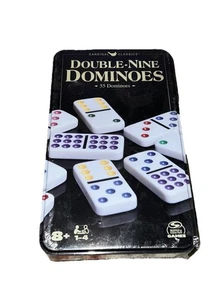 Cardinal Classics DOUBLE-NINE DOMINOES in Tin NEW SEALED! - Picture 1 of 2