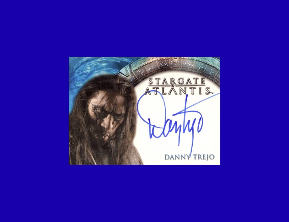 Danny Trejo as Omal 2008 Stargate Atlantis Seasons 3 & 4 Autograph AUTO RARE SP - Image 1 of 1