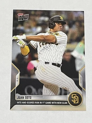 2022 Topps Now Baseball #650 - Juan Soto - San Diego Padres - Image 1 of 2