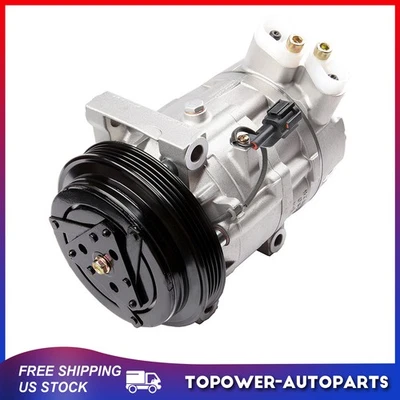 Compresor de aire acondicionado ECCPP con embrague 2003 2004 2005 2006 para Nissan 350Z 3,5 L Foto 1 de 4