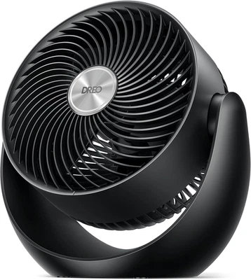 Fan for Bedroom, Table Air Circulator for Whole Room, 11 Inch, 40Ft Strong Airfl - Image 1 of 4