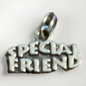 Sterling Silver Special Friend Charm / Pendant By SJC - Picture 1 of 4