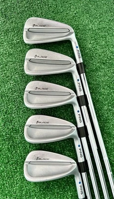 PING iBlade Blue Dot Single Iron 5,6,8,9,W   **YOU CHOOSE**   Stiff Steel, MRH - Image 1 of 4