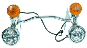 06 Harley Electra Ultra Touring Front Turn Signal Aux Light Bar Indicators 1354 - Picture 1 of 20
