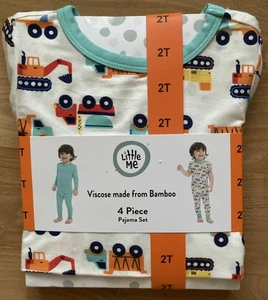 Little Me Kids' 4-piece Pajama Set Multi Colour size 2T - Picture 1 of 4