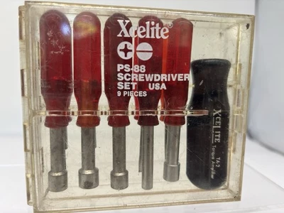 Xcelite PS-88 Vintage Screwdriver Set 9 piece With Case - Image 1 of 4