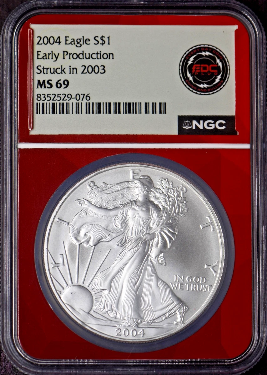 シルバーアメリカンイーグル 2004年 未流通 シルバーアメリカンイーグル 2004年 未流通 シルバーアメリカン