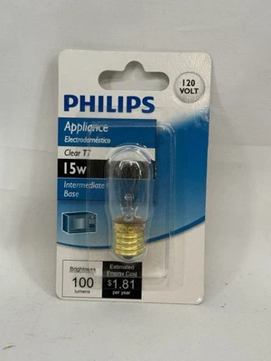 Philips 15W T7 Appliance Light Bulb Intermediate Base BC15T7N Free Shipping - Image 1 of 2