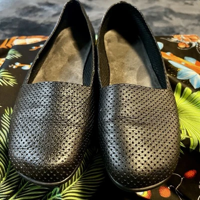 Aerosoles Ms Zapatos Planos de Trabajo Informales Negros Confort Cuero Suave 8.5 Foto 1 de 4