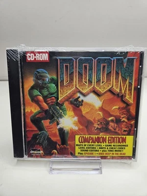 NEW SEALED DOOM PC ROM Companion EDition Video Game 1994 FACTORY SEALED - Image 1 of 4
