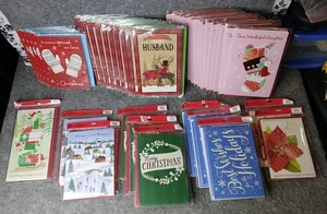 Huge Lot Hallmark & Voila Christmas Cards Multi-Pack & Singles 100+ Cards NIP - Picture 1 of 20