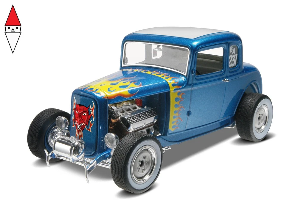 MONOGRAM 1/25 1932 FORD 5 WINDOW COUPE 2N1 - Immagine 1 di 2