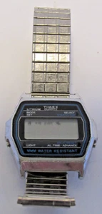 Timex Classic Retro Vintage Digital Watch Quartz Parts / Repair #W1-58 - Picture 1 of 7