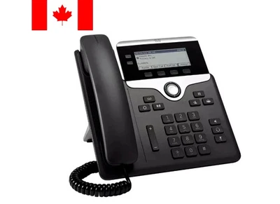 CISCO CP-7821-K9 V02 IP VoIP PHONE BUSINESS OFFICE TELEPHONE + HANDSET & STAND - Image 1 of 4