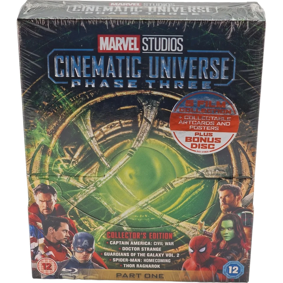 Marvel Phase 3 Part 1 (Blu-ray, 2018)