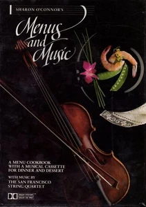 "MENUS AND MUSIC" COOKBOOK/ CASSETTE BOX SET sealed  - Picture 1 of 2