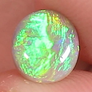 1.08ct Australian Dark Opal, Natural Solid Lightning Ridge Opal 7 x 8 x 3mm - Picture 1 of 4