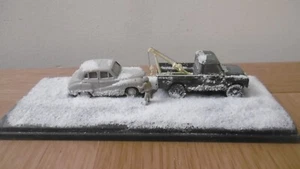 Oxford Diecast Land Rover Tow Truck & Austin A40 model diorama 1/76 scale code 3 - Picture 1 of 4