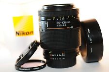 Nikon AF Zoom Nikkor 35-105mm f/3.5-4.5 FX lens HB-5 for FM2 F100 N80 F5 DF D850