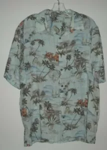 Batick Bay Hawaiian Shirt Mens XL Palm Tree Button Up Short Sleeve - Picture 1 of 5
