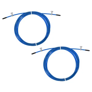 10Ft Schnellsprung Seil Ersatz Kabel 2stk 2.5mm Profi Springseil Stahl Draht #16 - Bild 1 von 6