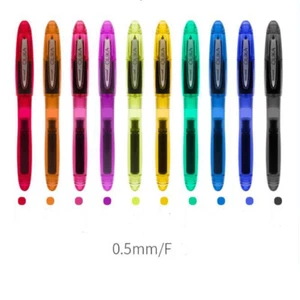 Monami Olika Colorful Cartridge Ink Fountain Pen Fine Nib 0.5mm/0.38mm Gifts New - Picture 1 of 31