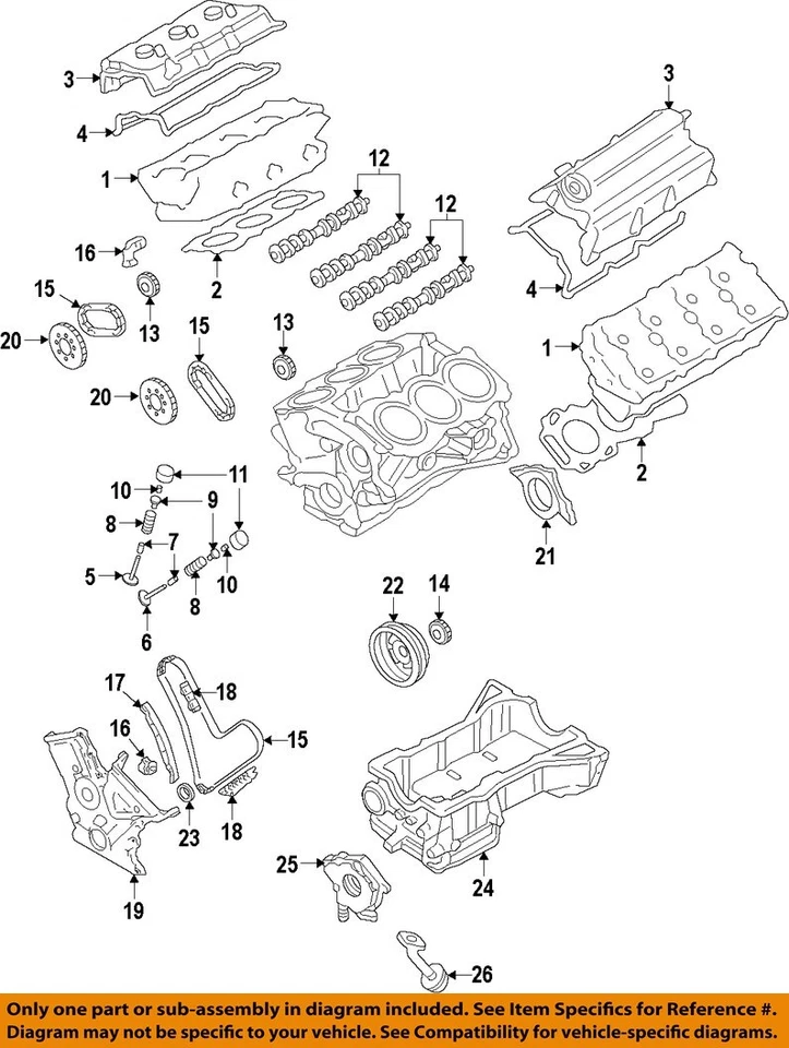 Elevador de válvula X Ford OEM 08-09 Taurus AT4Z6500CAA Foto 1 de 1