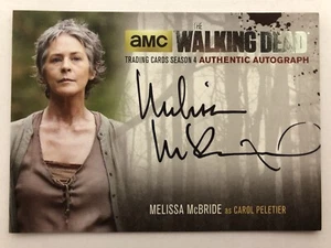 Walking Dead Temporada 4 PARTE 1 Melissa McBride - Carol Peletier PLATA AUTO MMB2 - Imagen 1 de 1