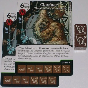 2 x CLAYFACE: THE CLAYFACE OF TRAGEDY 48 Green Arrow and The Flash Dice Masters - Picture 1 of 1