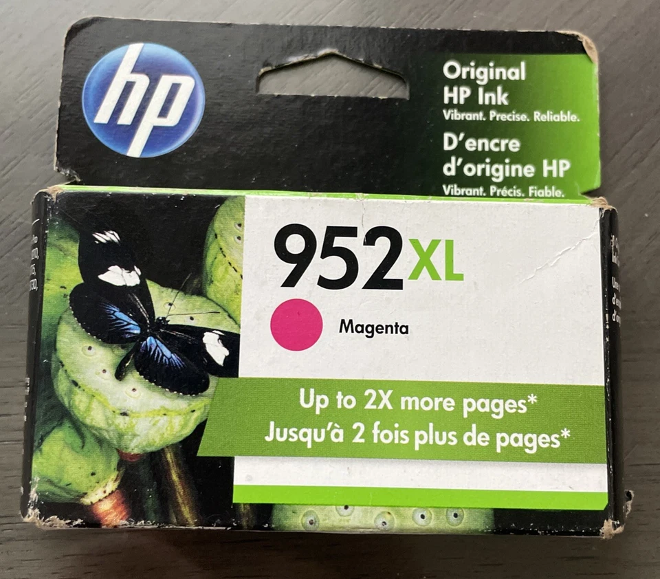 HP - 952XL Magenta High Capacity Ink Cartridge - New Sealed - Exp. 7/25 or later - Image 1 of 1