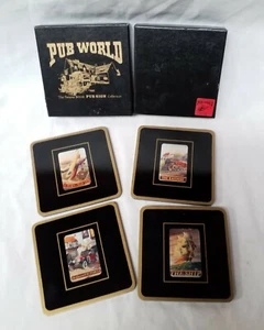 Vintage Coasters Set "The Famous Brittish Pub Sign Collection" Pub World England - Picture 1 of 13