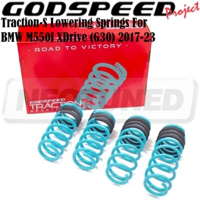 Muelles reductores Godspeed Traction-S para BMW M550i xDrive G30 2017-2023 Foto 1 de 4