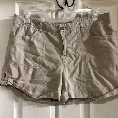 Pantalones cortos Daisy Fuentes lino y algodón tostado Foto 1 de 4