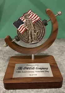 2013 Coca-Cola Veterans Day RARE Challenge Coin VIP Box Set! Numbered To 150! - Picture 1 of 2