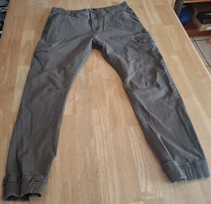 Forever 21 Cargo Work Pants Mens Army Green - Picture 1 of 7