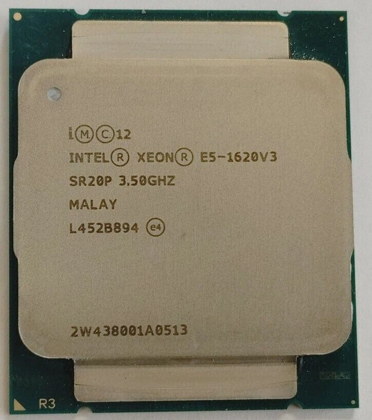 CPU PROCESSORE INTEL XEON E5 1620V3 3,60 GHz 10 MB SR20P SOCKET LGA 2011-3 - Immagine 1 di 1