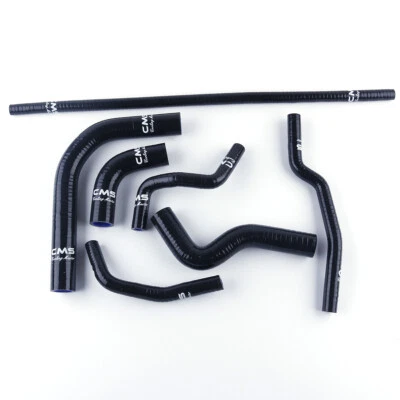 Black Silicone Radiator Coolant Heater Hose Kit for 1986-1995 Suzuki Samurai 1.3 Foto 1 de 4